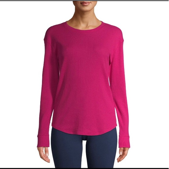 Time And Tru Womens Thermal Tshirt New 